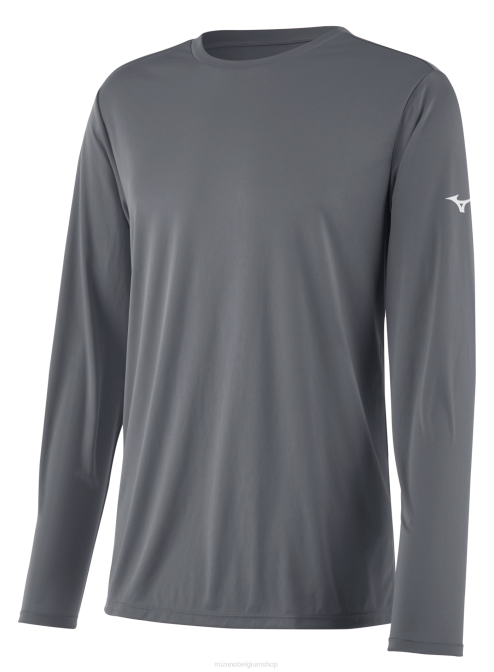 Mizuno nxt T-shirt met lange mouwen jeugd kleding grijs(9191) VZJP1423