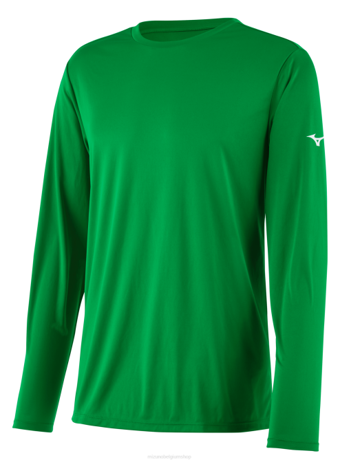 Mizuno nxt T-shirt met lange mouwen jeugd kleding kellygroen(4l4l) VZJP1418