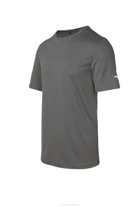 Mizuno tee uniseks kleding houtskool(9292) VZJP1588