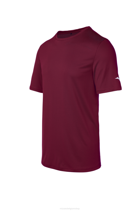 Mizuno tee uniseks kleding kardinaal(1212) VZJP1578