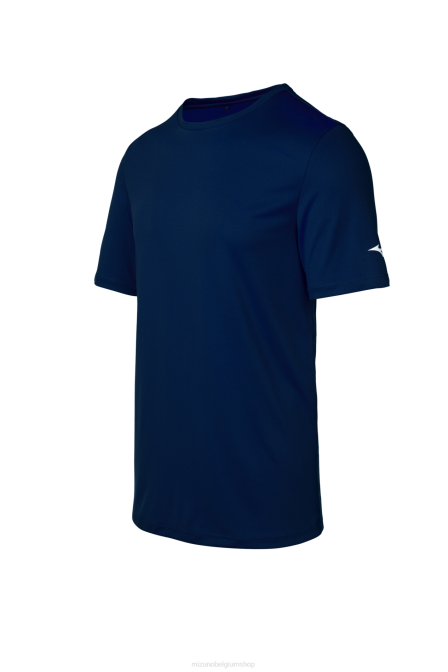 Mizuno tee uniseks kleding marine (5151) VZJP1583