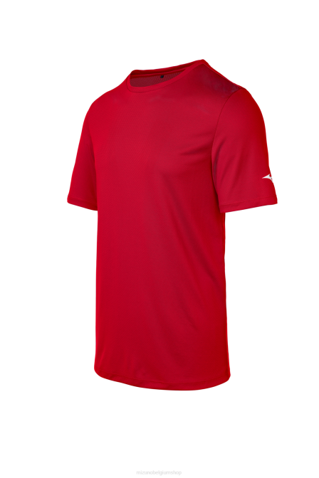 Mizuno tee uniseks kleding rood(1010) VZJP1577