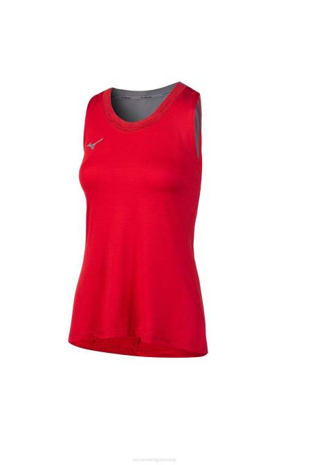 Mizuno alfa tank vrouwen kleding rood(1010) VZJP2096