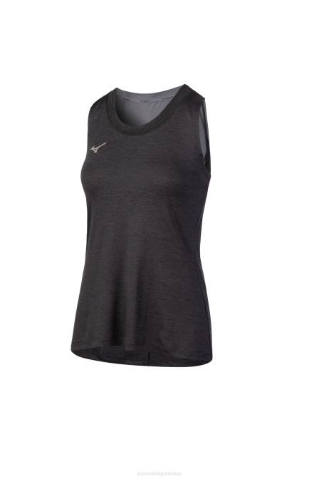 Mizuno alfa tank vrouwen kleding zwart(9090) VZJP2095