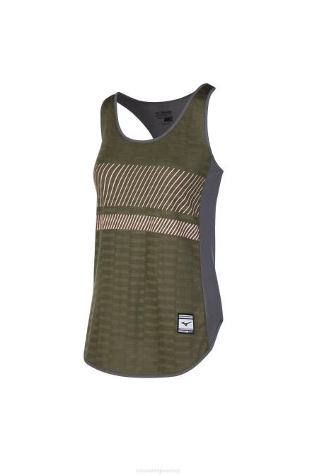 Mizuno tokio tank uniseks kleding kever-schaduw(4k9i) VZJP2151