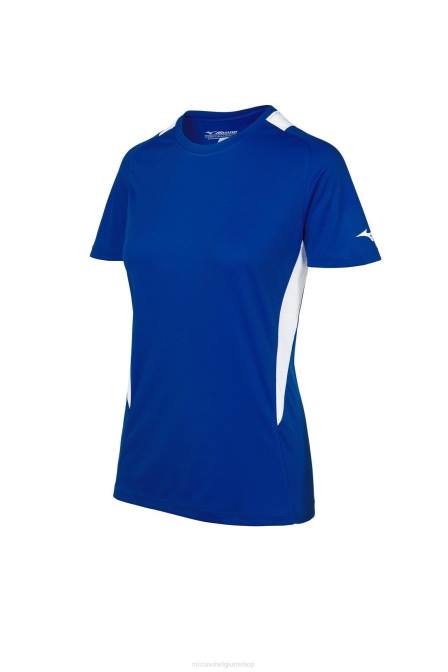 Mizuno softbal jersey met ronde hals vrouwen kleding koningswit(5200) VZJP1970