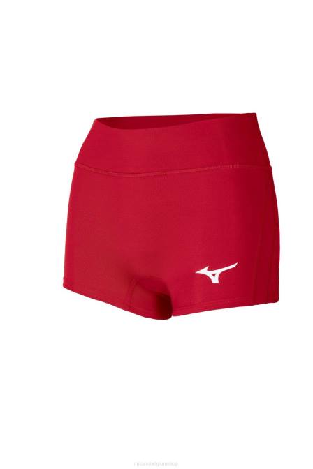 Mizuno top 2,5" binnenbeenlengte volleybal kort vrouwen kleding rood(1010) VZJP2230