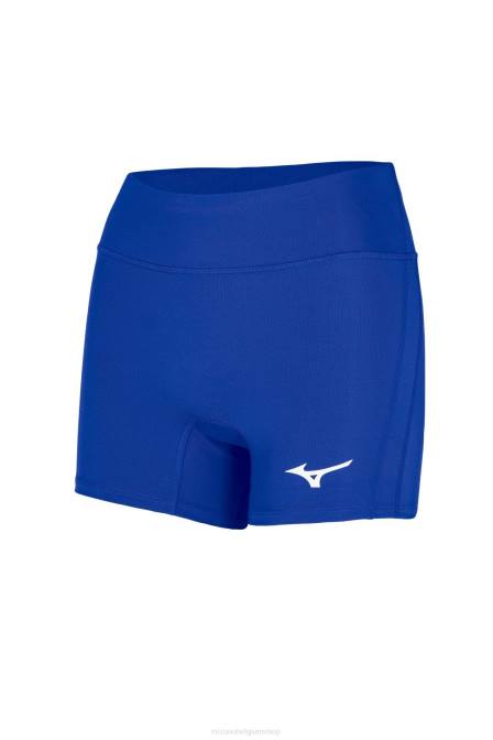 Mizuno verhoogde 4" binnenbeenlengte volleybal short vrouwen kleding koninklijk(5252) VZJP2227