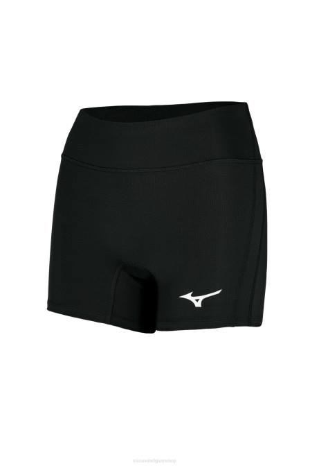 Mizuno verhoogde 4" binnenbeenlengte volleybal short vrouwen kleding zwart(9090) VZJP2224