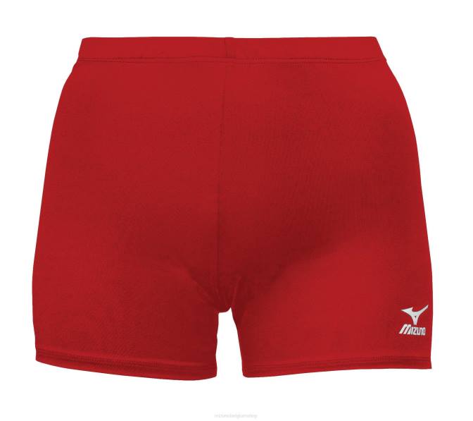 Mizuno volleybal vortex kort vrouwen kleding rood(1010) VZJP2241