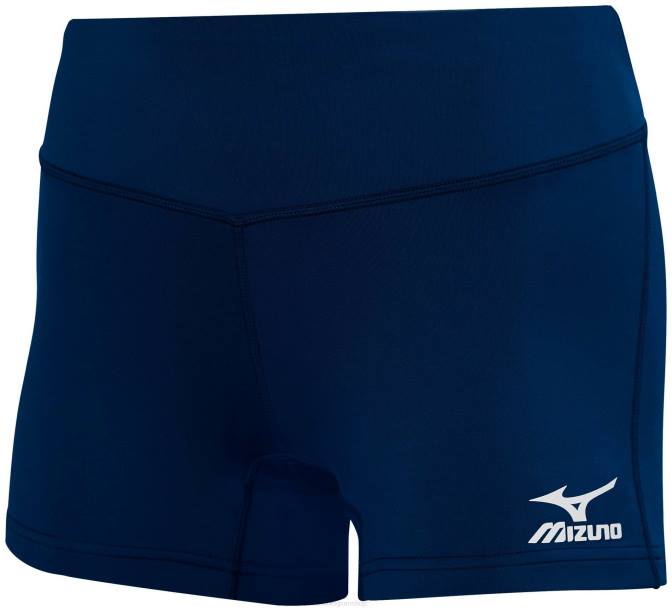 Mizuno volleybalshort met binnenbeenlengte van 3,5 inch jeugd kleding marine (5151) VZJP2260