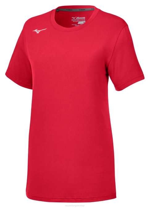 Mizuno aanvalst-shirt met korte mouwen 3.0 meisje kleding rood(1010) VZJP2293