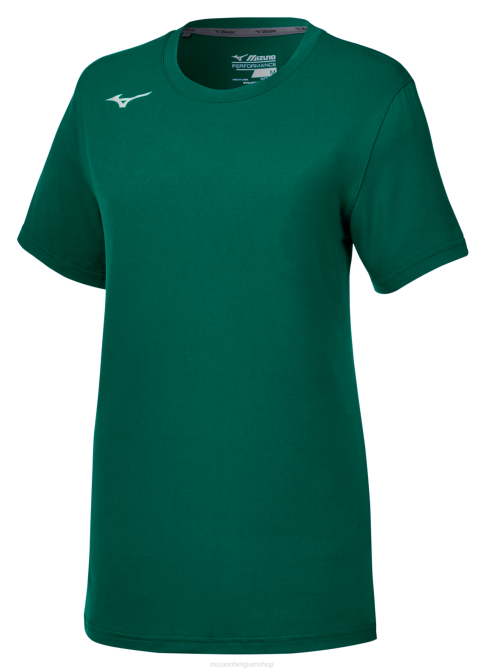 Mizuno aanvalst-shirt met korte mouwen 3.0 vrouwen kleding bos(4141) VZJP2269