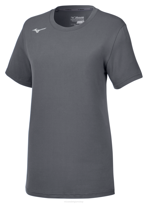 Mizuno aanvalst-shirt met korte mouwen 3.0 vrouwen kleding stille schaduw(9i9i) VZJP2272