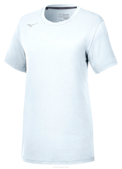 Mizuno aanvalst-shirt met korte mouwen 3.0 vrouwen kleding wit(0000) VZJP2264