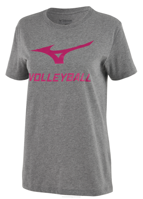 Mizuno volleybal grafisch T-shirt uniseks kleding stille schaduw(9i9i) VZJP2514