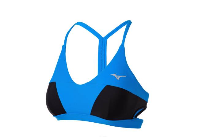 Mizuno april ross vantage topje met dunne bandjes uniseks kleding alaskanblauw-zwart(5x90) VZJP2433