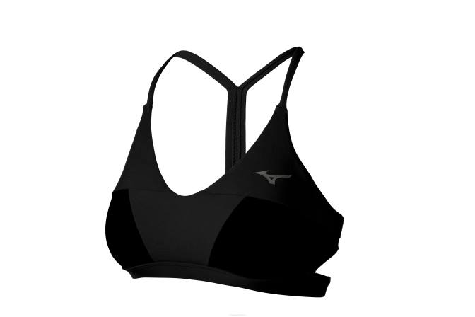 Mizuno april ross vantage topje met dunne bandjes uniseks kleding zwart(9090) VZJP2431