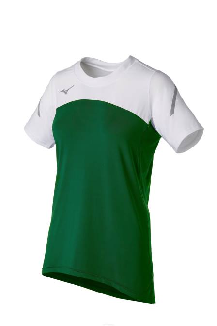 Mizuno techno vii volleybalshirt met korte mouwen uniseks kleding bos-wit(4100) VZJP2381