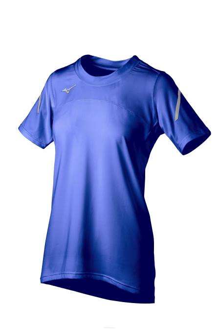 Mizuno techno vii volleybalshirt met korte mouwen uniseks kleding koninklijk(5252) VZJP2385