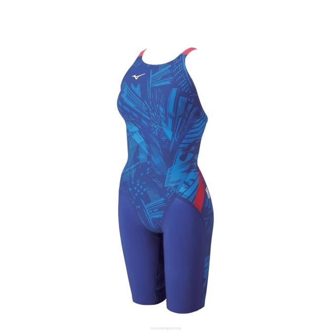 Mizuno gx-sonic v sprinter (st) technisch zwempak vrouwen kleding blauw-rood(5010) VZJP2652