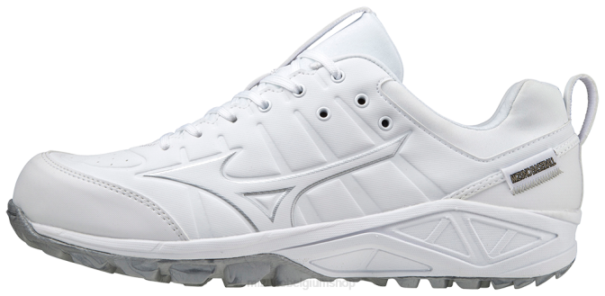 Mizuno ambitie 2 all-surround schoen voor laag gras Heren schoenen wit(0000) VZJP1612