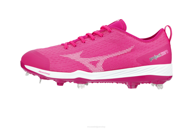 Mizuno dominant 4 lage metalen honkbalschoen Heren schoenen rozetetra-wit(pt00) VZJP1599