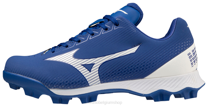 Mizuno wave lightrevo tpu junior gevormde lage honkbalschoen uniseks schoenen koningswit(5200) VZJP1624
