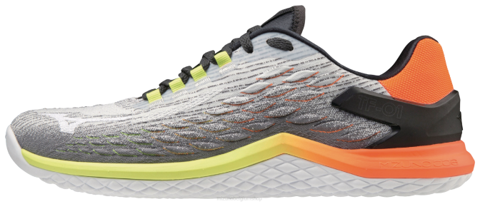 Mizuno tf-01 trainingsschoen Heren schoenen grijs-oranje(9120) VZJP2692