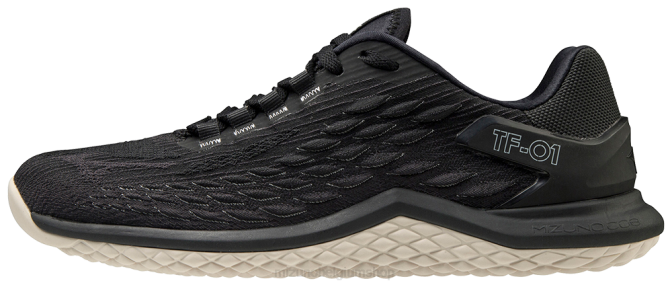 Mizuno tf-01 trainingsschoen vrouwen schoenen zwart-grijs(9091) VZJP2699