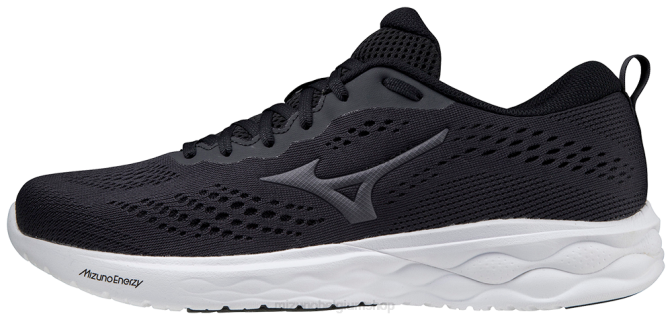 Mizuno wave revolte 2 trainingsschoen Heren schoenen zwart-wit(9000) VZJP1621