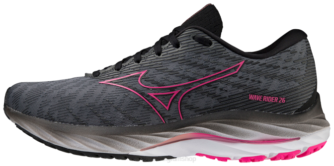 Mizuno project zero wave rider 26 hardloopschoen Heren schoenen rustigeschaduw-rozeglo(9i1q) VZJP89