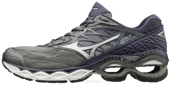 Mizuno wave creation 20 hardloopschoen Heren schoenen stormweer-zilver(9j73) VZJP64