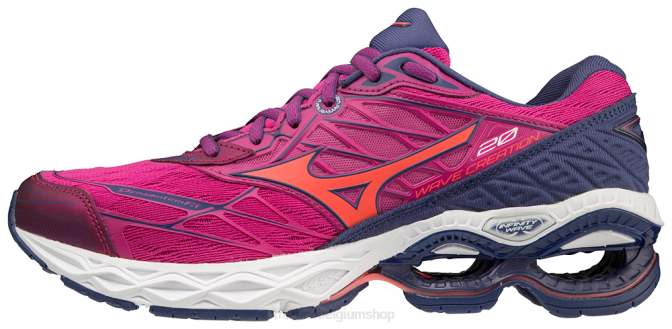 Mizuno wave creation 20 hardloopschoen vrouwen schoenen festivalfuchsia(6w6w) VZJP67