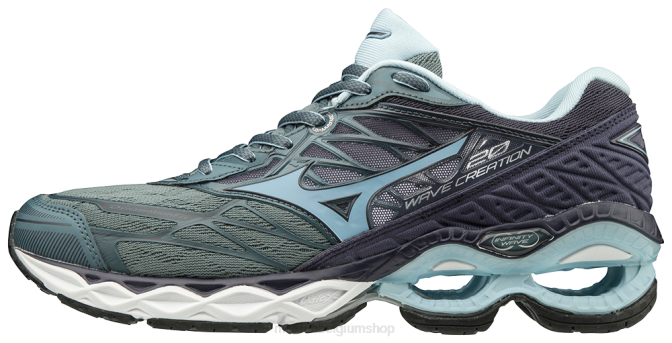 Mizuno wave creation 20 hardloopschoen vrouwen schoenen grafiet-koelblauw(9g5h) VZJP69