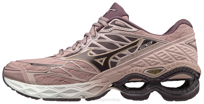 Mizuno wave creation 20 hardloopschoen vrouwen schoenen houtroos-mollig(1p6e) VZJP71