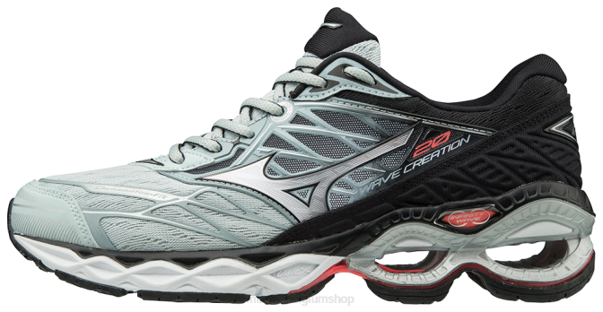 Mizuno wave creation 20 hardloopschoen vrouwen schoenen perziknectar-zilver(9q73) VZJP70