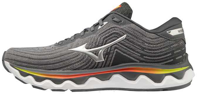 Mizuno wave horizon 6 hardloopschoen Heren schoenen ultimategrijs-zilver(ug73) VZJP123