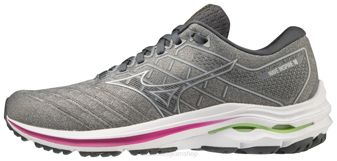 Mizuno wave inspire 18 hardloopschoen vrouwen schoenen ultimategrijs-zilver(ug73) VZJP138