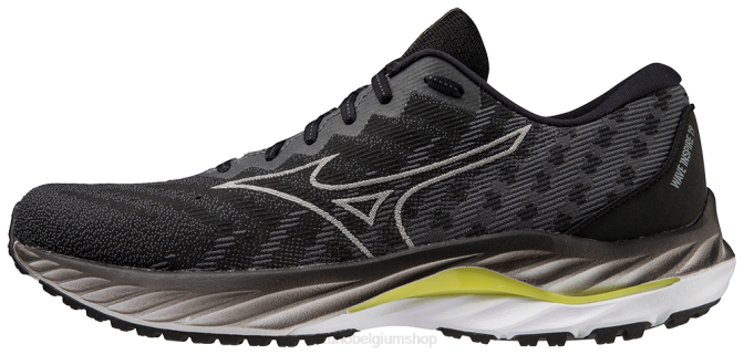 Mizuno wave inspire 19 ssw hardloopschoen Heren schoenen zwart-nimbuswolk(900a) VZJP46