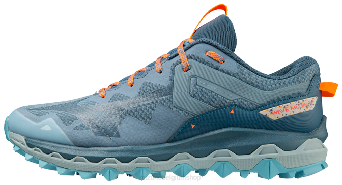 Mizuno wave mujin 9 trailrunningschoen Heren schoenen provincieblauw-babyblauw(5b56) VZJP2