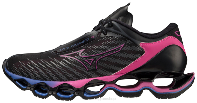 Mizuno wave profetie 12 hardloopschoen vrouwen schoenen zwarte oester(9u9u) VZJP26