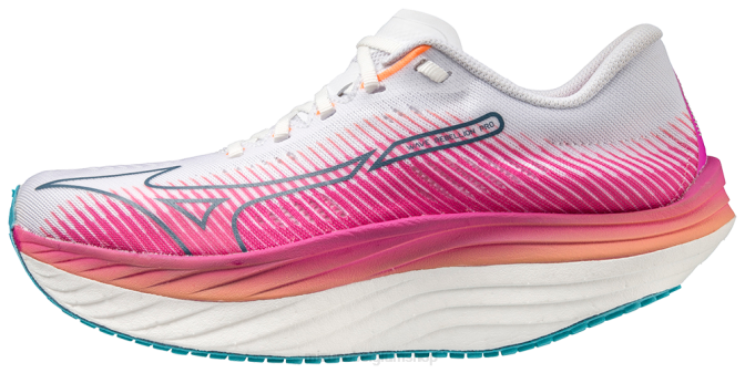 Mizuno wave rebellion pro hardloopschoen vrouwen schoenen wit-zilver(0073) VZJP38