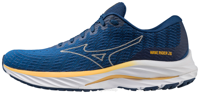 Mizuno wave rider 26 ssw hardloopschoen Heren schoenen snorkelblauw-dampgrijs(skvg) VZJP94