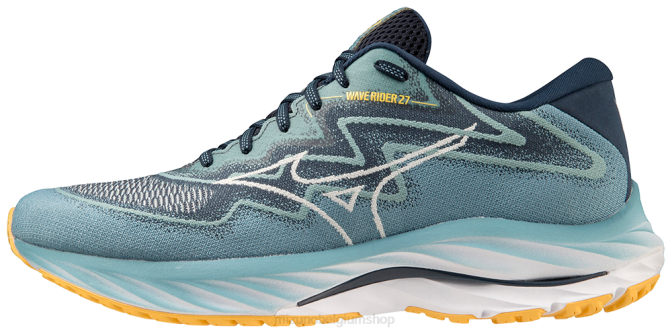 Mizuno wave rider 27 ssw hardloopschoen Heren schoenen adriatischblauw-sneeuwwitje(ad0d) VZJP11