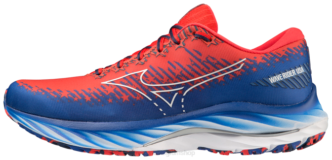 Mizuno wave rider hardloopschoen vrouwen schoenen bitterzoet-wit(1y00) VZJP32