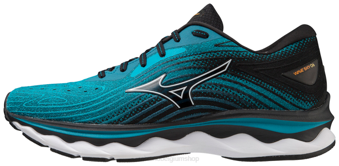 Mizuno wave sky 6 hardloopschoen Heren schoenen emailleblauw-wit(eb00) VZJP72