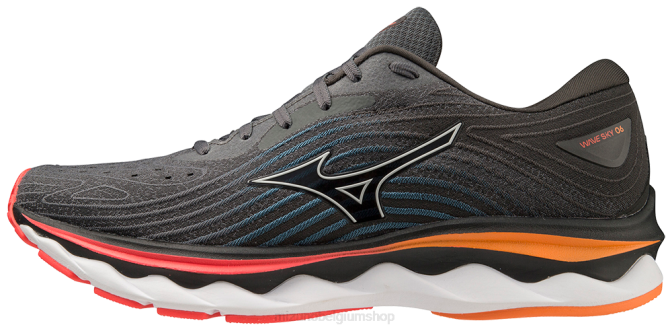 Mizuno wave sky 6 hardloopschoen Heren schoenen ijzerpoort-nimbuswolk(960a) VZJP73