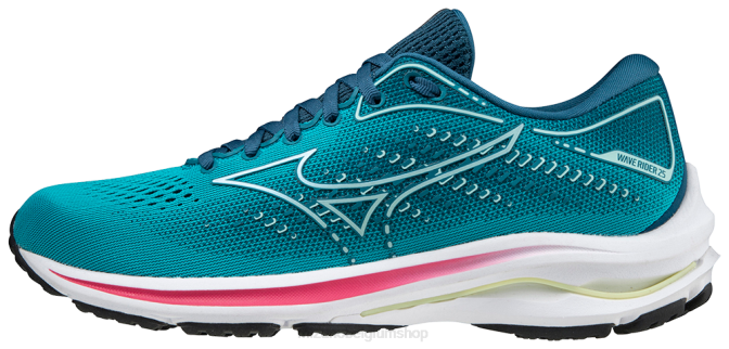 Mizuno waverider 25 hardloopschoen vrouwen schoenen meerblauw-helderwater(lkcw) VZJP165