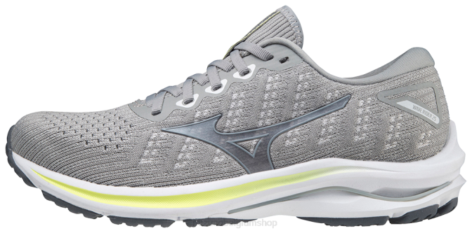 Mizuno waverider 25 waveknit hardloopschoen vrouwen schoenen havenmist-zilver(hm73) VZJP159